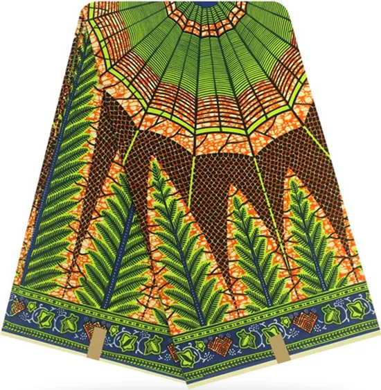 Воск африканская восковая ткань высокого качества настоящий голландский воск Анкара ткани африканская Ткань 6 ярдов хлопчатобумажная ткань C-1