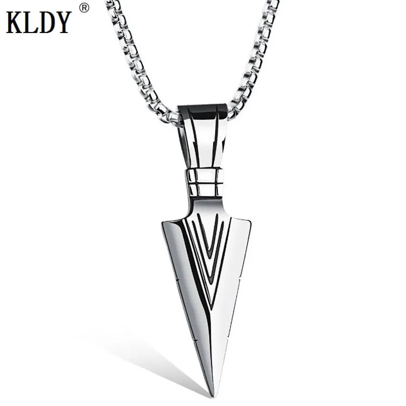 

KLDY Viking Odin plunder amulet man sword necklace pendant jewelry North Austria stainless steel high quality simple pendants