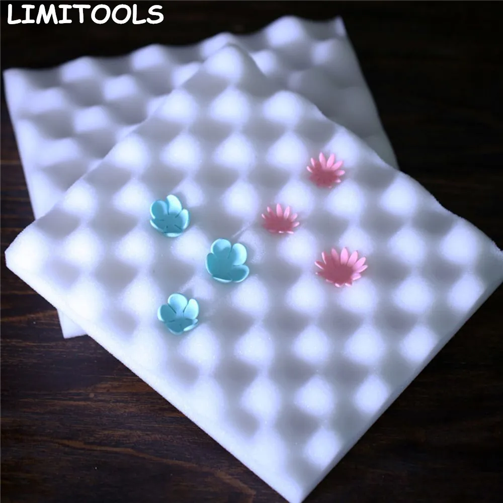 

Foam Drying Pads Sponge Mats Cake Fondant Sugar Flower Tool Mold Mat Shaping Sponge Pad Gum Paste Mold Bakeware Tool 2pcs