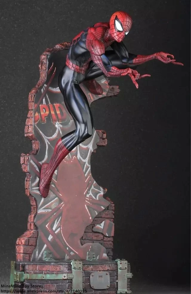 DISNEY Marvel Мстители Человек-паук возвращение домой 50 см фигурка аниме мини украшение ПВХ Коллекция фигурка игрушка модель детей