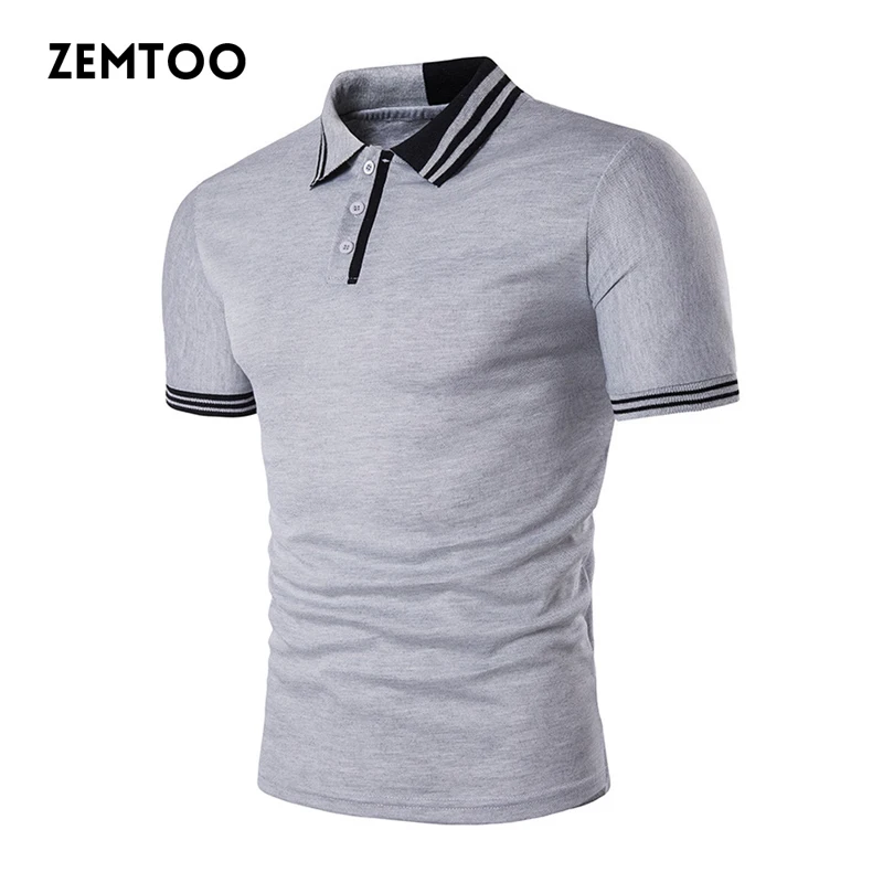 Men's Brand Polo Shirt For Men Designer Polos Men Solid Color Short ...