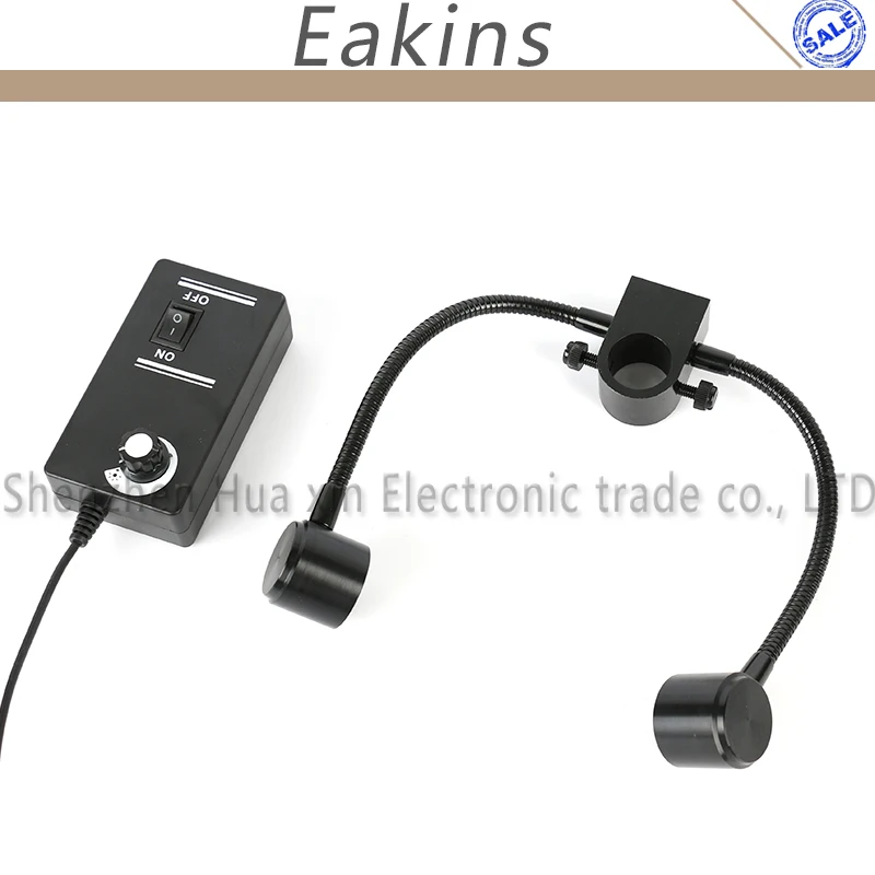  Side Light 24 LED Adjustable Ring Lamp illuminator 100V-240V 22mm or 25.5mm For Video Stereo Micros