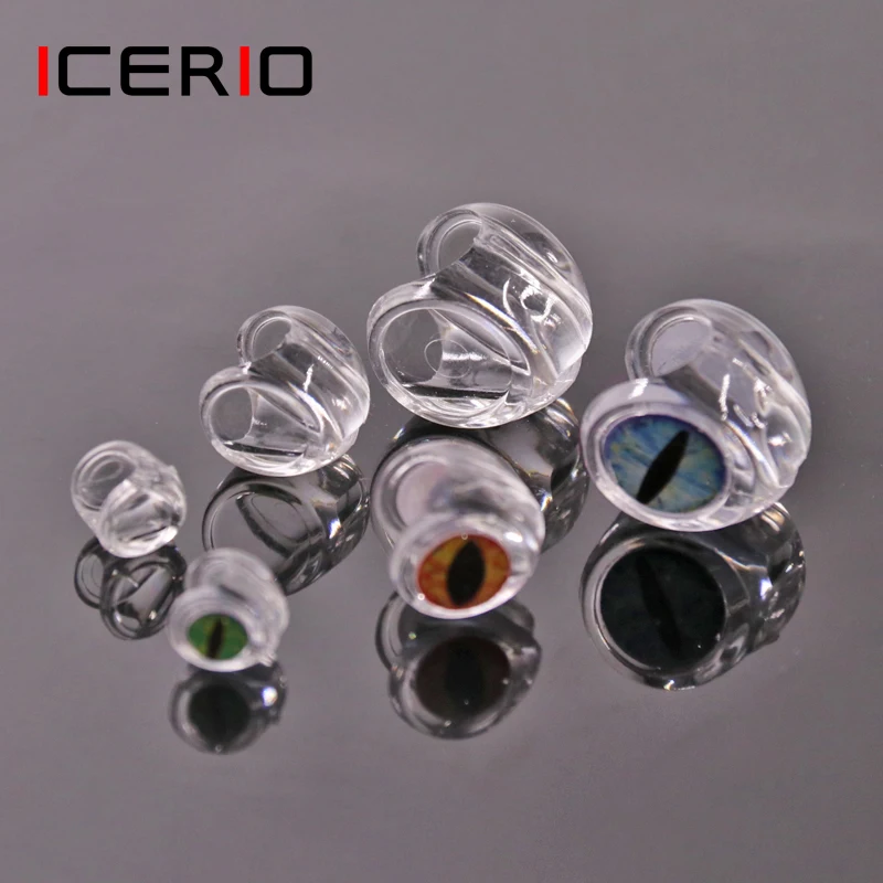 

ICERIO 30PCS Fly Tying Fish Mask for Make Streamer Pike Bass Trout Flies Tying Material