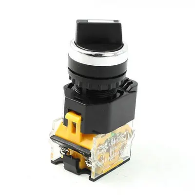 

AC 380V 10A NO/NC DPST 3 Position Rotary Selector Latching Switch