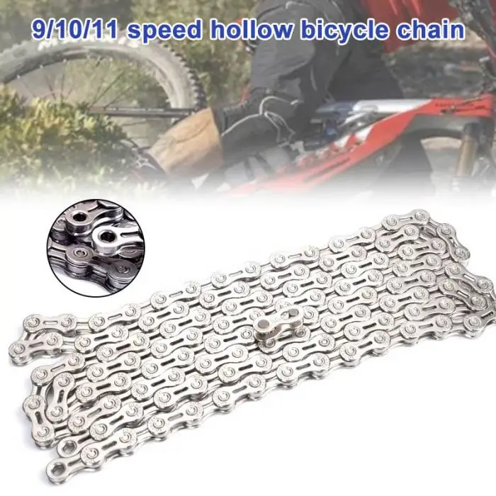 Sale High Quality Mountain Bike Road Bicycle Chain 9 10 11 Speed Bicycle Replacement Accessories   NCM99 3