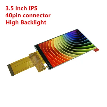 

3.5 inch IPS LCD TFT display screen R61529 driver 320RGB*480 40pin PCB connector Sunlight Readable Resistance TP touch panel