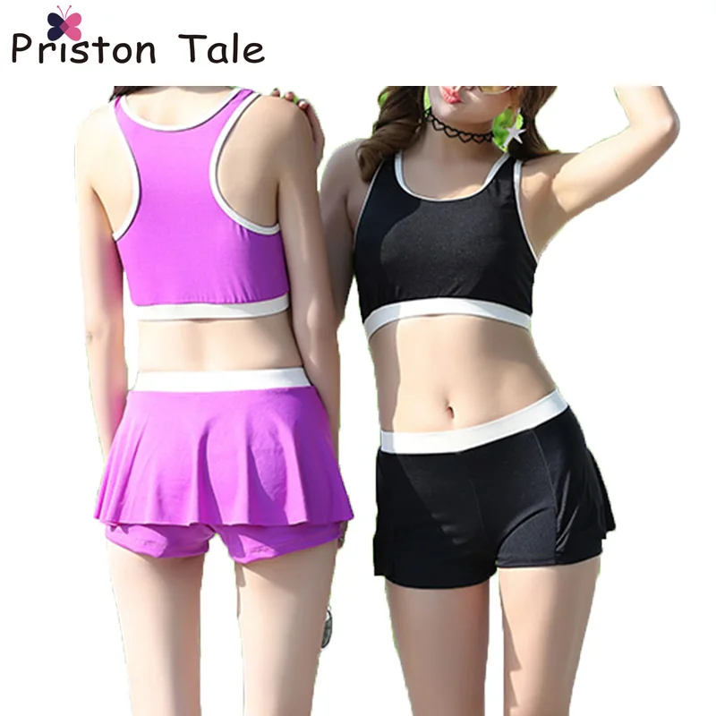 2016 New Halter Women Bikini Set Crop Top Bikinis Swimwear Swimsuit