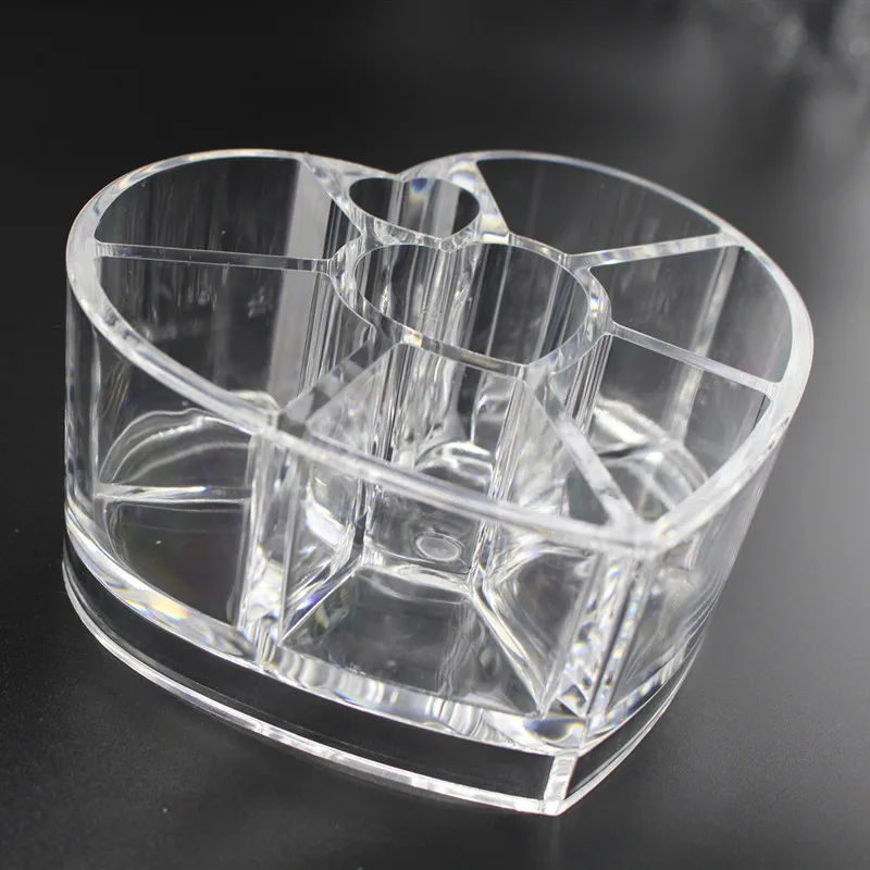 Acrylic Brush Holder Dressing Table Cosmetics Organizer Makeup Storage Organizer Box For Cosmetics (8)
