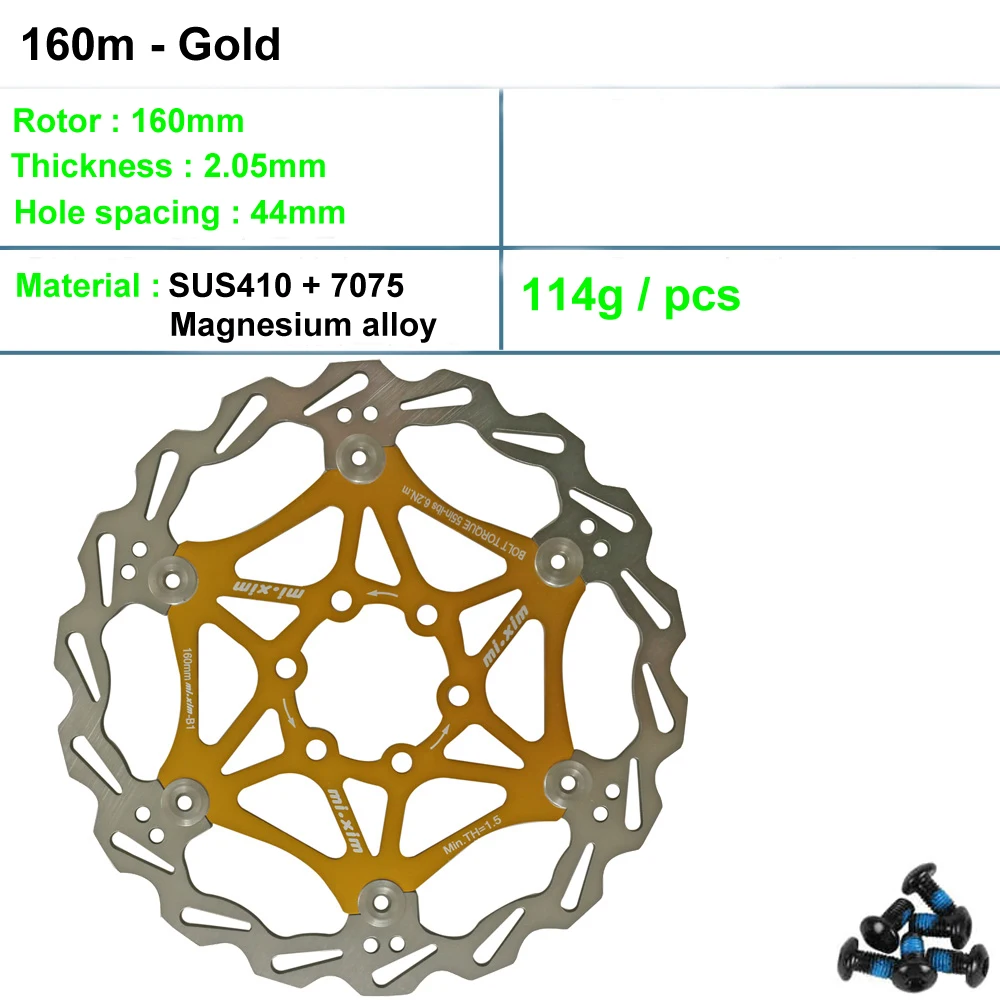 160mm - Gold