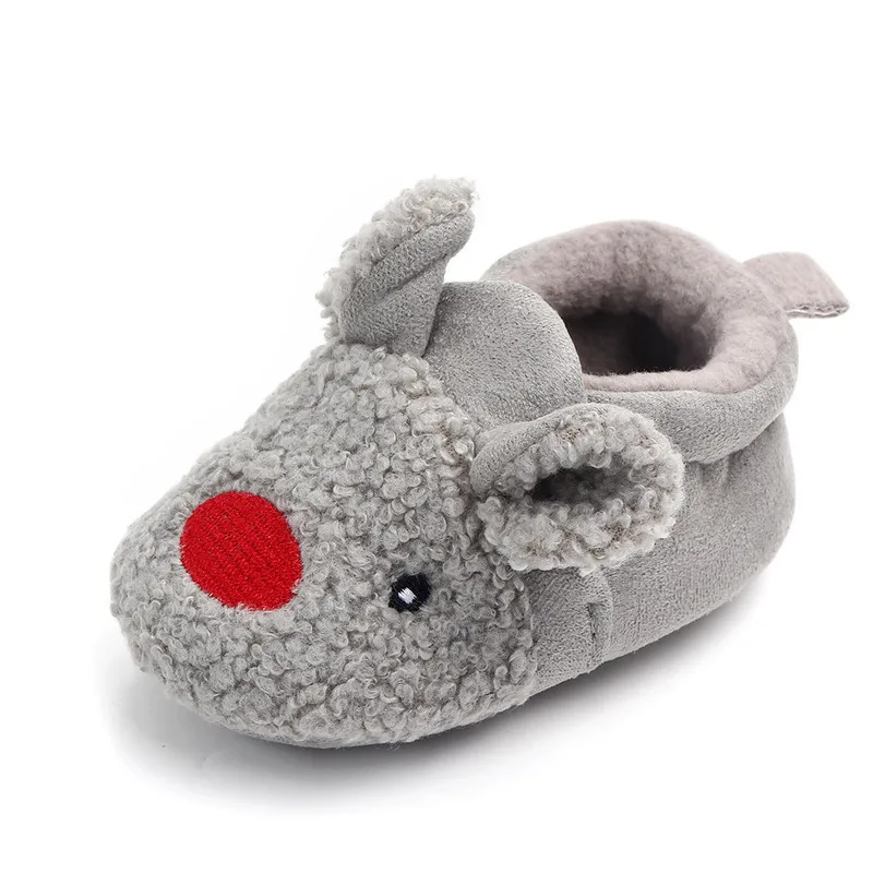 

Winter baby Teddy cashmere shoes 0-1 years old newborn baby shoes newborn autumn and winter plus velvet thick warm