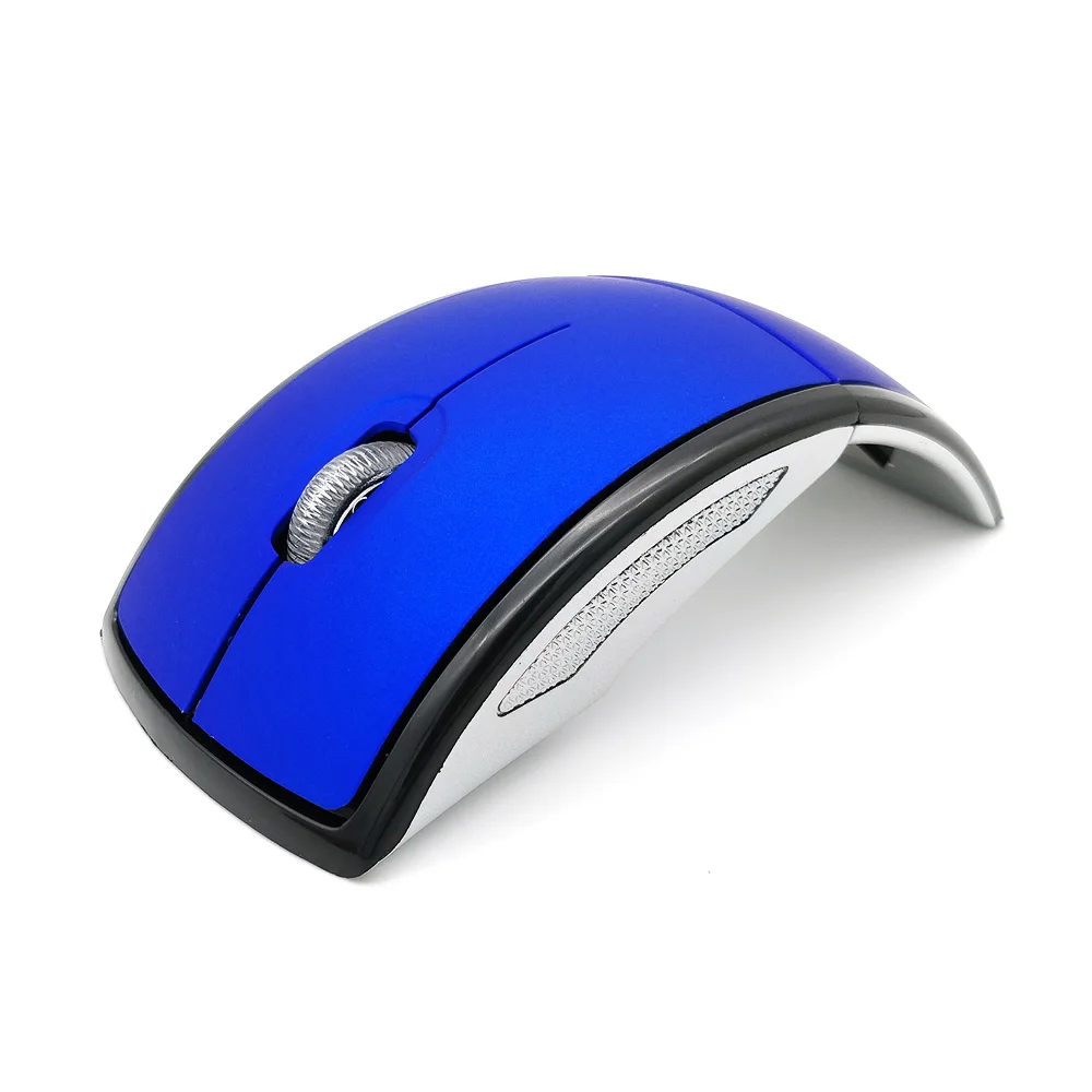 

High Quality Wireless Mouse 2.4G Computer Mouse Foldable Folding Optical Mice USB Receiver for Laptop PC Computer Desktop Office