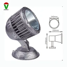 DHL Распродажа 12 В AC85-265V ip65 2 Вт cob открытый светодиодный прожектор, водонепроницаемый Светодиодный прожектор, 1*10 Вт 2 года гарантии