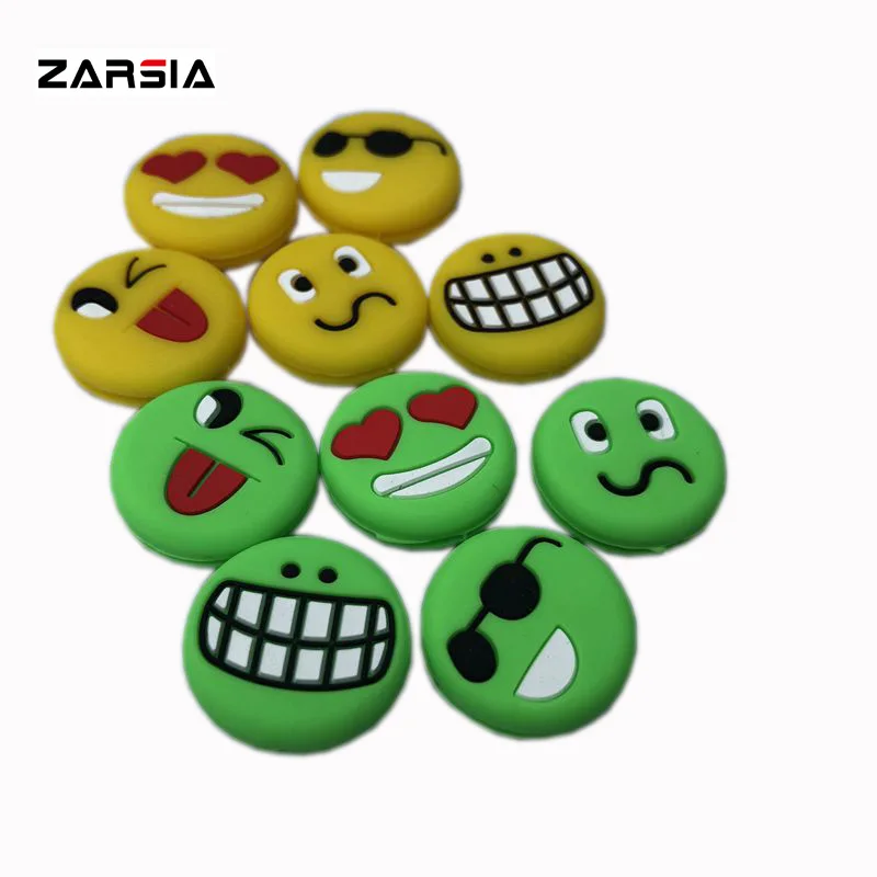 100pcs silcone Emoji tennis vibration dampeners/tennis racket vibration