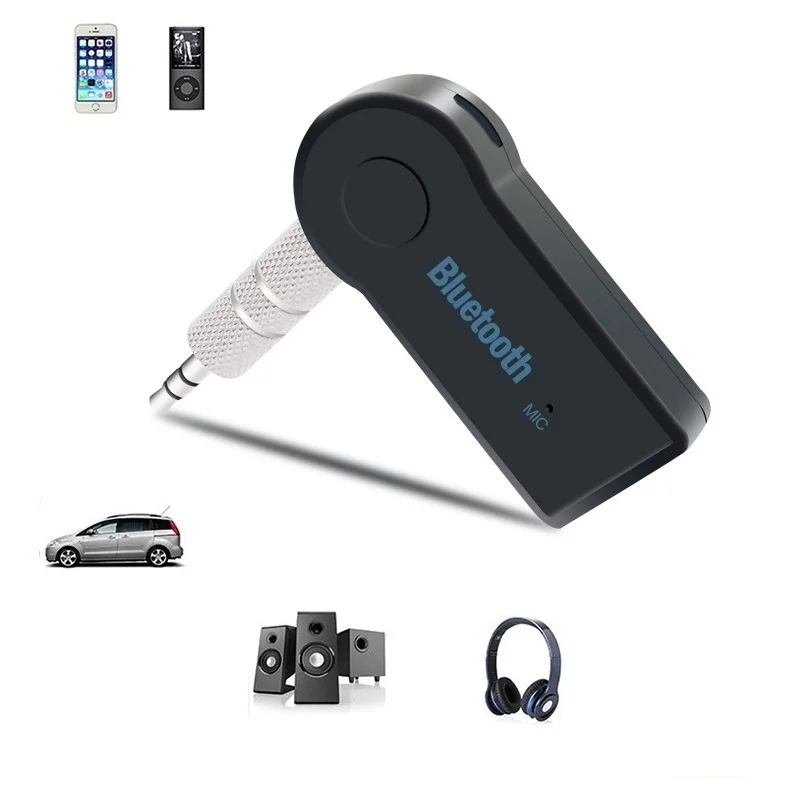 

Bluetooth Receiver 3.5mm Jack Car AUX Audio Portable Wireless Adapter for Speaker Headphone Handsfree Car Kits