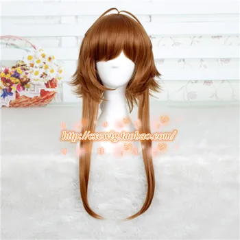 

Japanese Anime Card Captor Magic Girl Sakura Brown wig Comic-con Cosplay wig costumes
