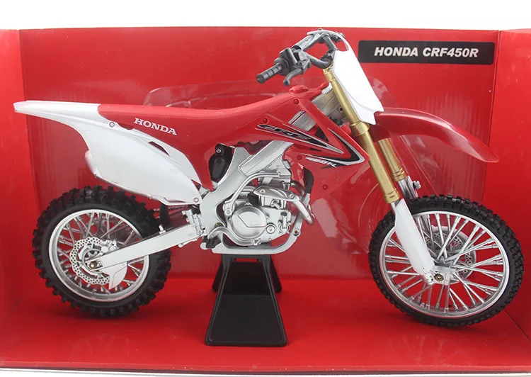NewRay 1/6 масштаб Honda CRF450R литья под давлением металлический мотоцикл модель ручной