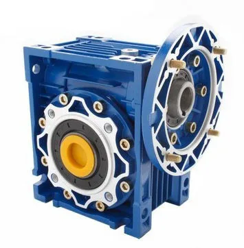 NMRV040 Worm Reducer 5:1 - 100 :1 Ratio 11mm 14mm input shaft RV40 Worm Gearbox Speed Reducer