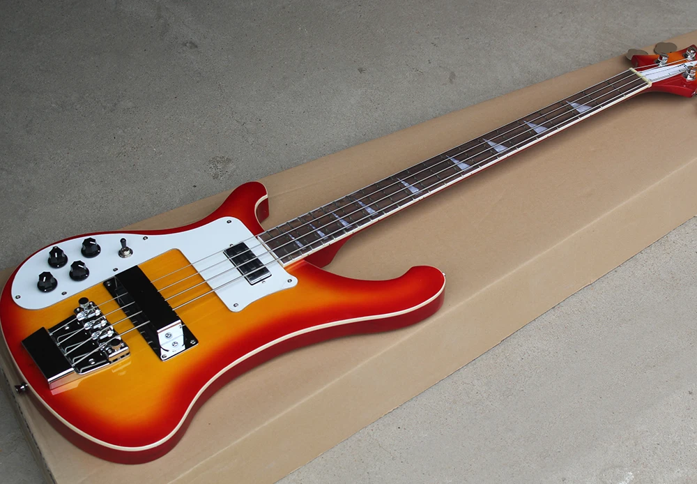 Wholesale custom left handed 4 strings 4003 electric bass guitar with