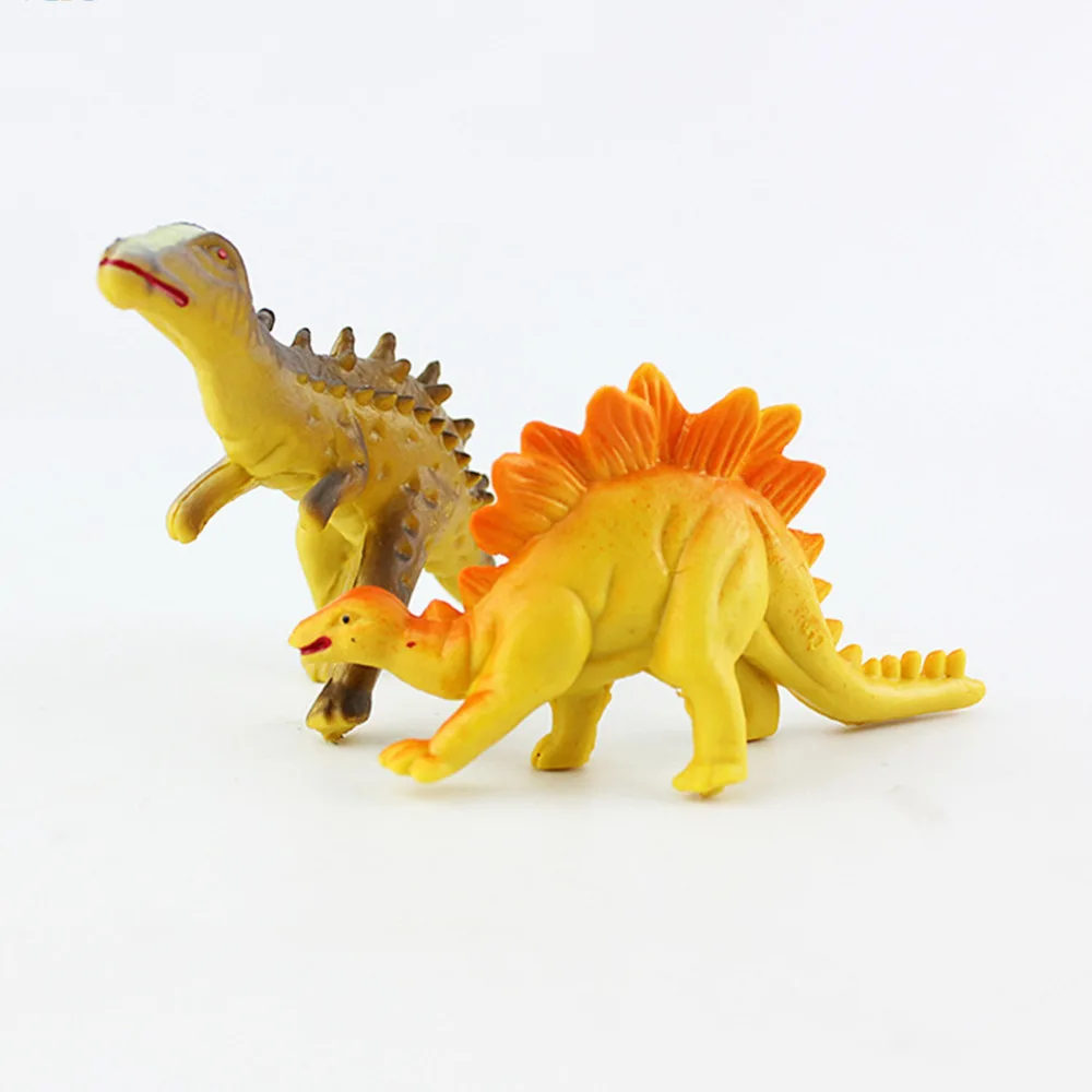 12 шт. мини светящийся динозавр игрушка Юрского периода фосфоресцирующий динозавр модель игрушки Дети светится в темноте динозавры лучший подарок для мальчиков