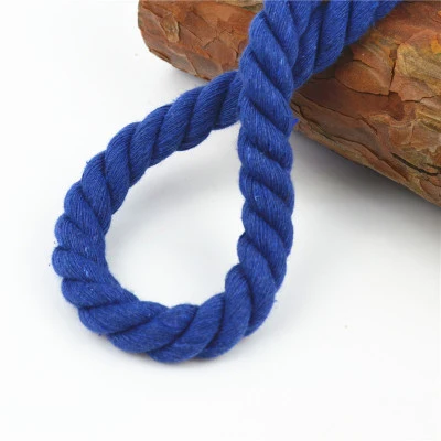 Хлопок 10 метров 3 акции витые шнуры хлопок 10 мм DIY Craft украшения из бечёвки хлопок шнур для мешок шнурок ремень 20 Цвета - Цвет: Deak Blue