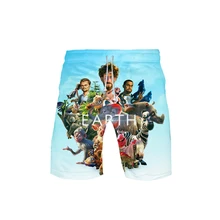 Для отдыха хип-хоп Song LIL DICKY earth шорты мужские модные трендовые шорты Kpop популярные повседневные летние модные крутые шорты