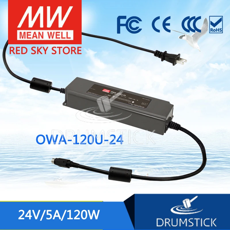 

MEAN WELL OWA-120U-24 24V 5A meanwell OWA-120U 24V 120W Single Output Moistureproof Adaptor