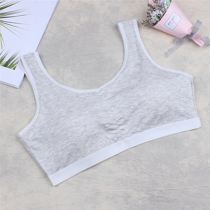 Girls cotton bra 2019 summer new Kids Girls Underwear Bra Vest Children Underclothes Sport Undies Clothes #4M08 (23)