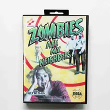 Игровой картридж Zombie Ate My Neighbors 16 бит MD с розничной коробкой для sega Mega Drive для Genesis