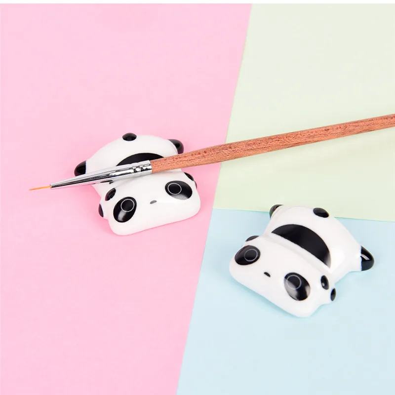 Милая керамика панда палочки с кроликом подставка для ручек держатель уникальные маленькие аксессуары для рабочего стола кухонные столовые приборы