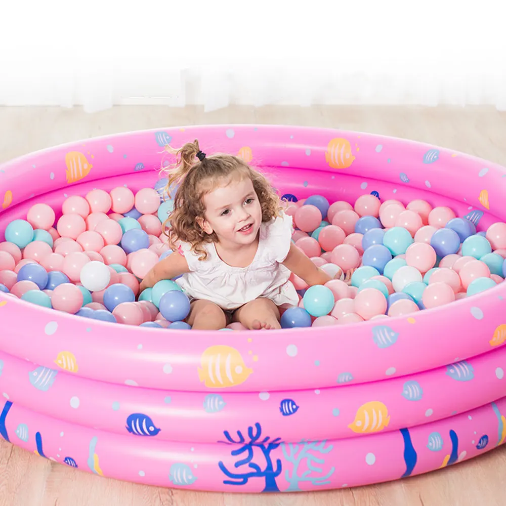 400 шт./лот, пластиковые морские волнистые шары, желтые, красные, розовые шарики для бассейна, игрушки для детей, мягкие пластиковые шарики для сухого бассейна, 5,5 см