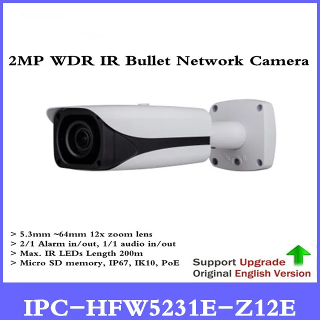 

DH IPC-HFW5231E-Z12E 2MP Full HD WDR Network IR Starlight Bullet Camera IPC-HFW5231E-Z12E,free DHL shipping