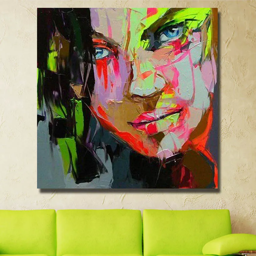 hand drawing sexy nude woman wall art pictures hand painted abstract faces pictures easy paint reprodcution for sale in painting calligraphy from home