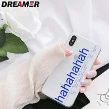 

DREAMER Silicone Personality Phone Cases For iphone 6 6s 7 8 Plus Fashion Monogram Lovers TPU Cover For iphone X XS Case