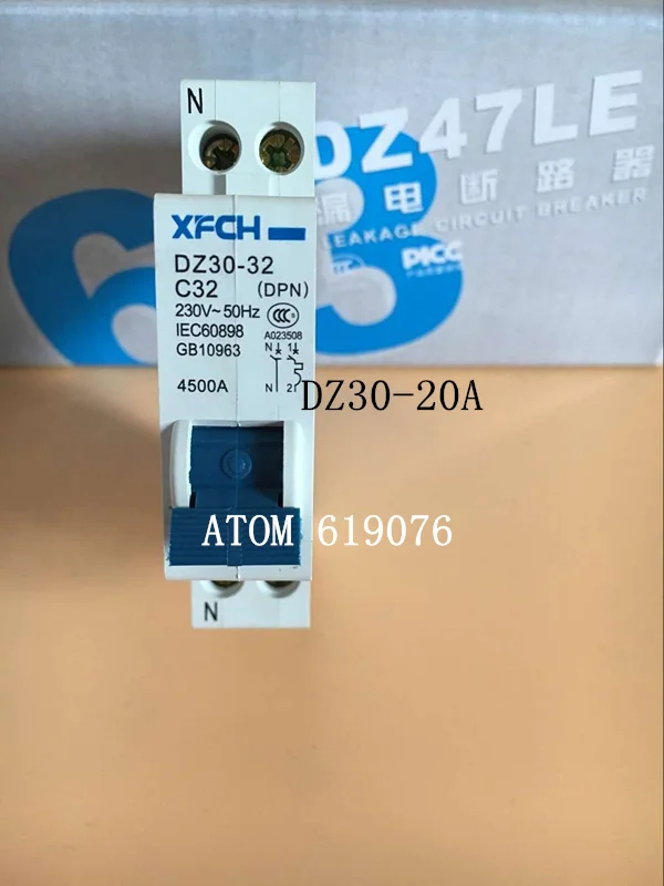 

DPN 1P+N 20A MINI air switch, low-voltage electrical miniature circuit breakers Miniature Circuit Breaker
