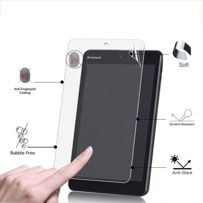 

Premium Anti-Glare Matte Screen Protective Film For Lenovo Miix 2 8 8.0" tablet Anti-Scratches Screen Protector films + tools