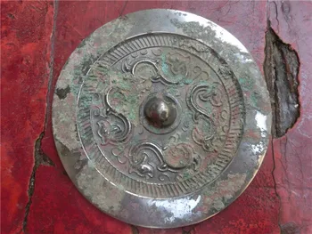 

Free shipping antique bronze bronze mirror bronze mirror 2275 town house evil spirits appreciation collection