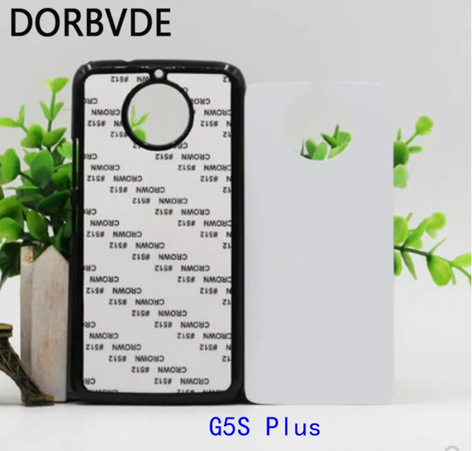 

2D Sublimation plastic blank case cover For E5 Play E5 PLUS G5S Plus G6 G6 PLUS C PLUS Z Force z play With metal plates 10 Pcs