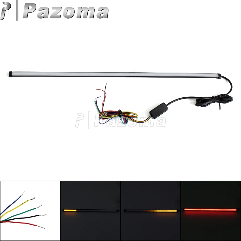 

Universal LED Motorcycle 60cm Sequential Switchback Flowing Taillight Turn Signal Stop Light Strips Lamp Strips