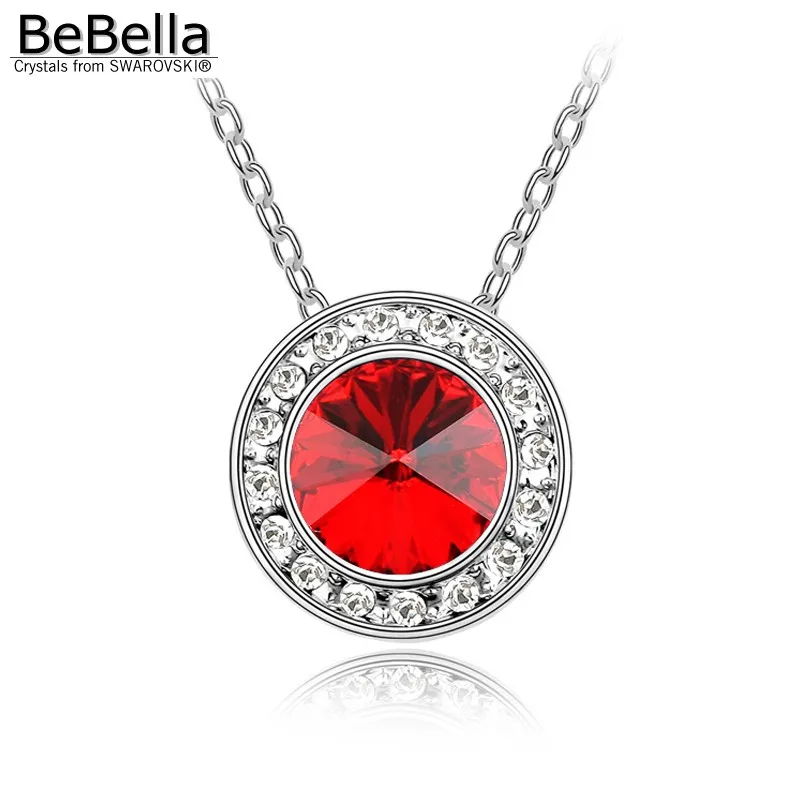 BeBella ангельское круглое ожерелье с кристаллами Сваровски оригинальные модные
