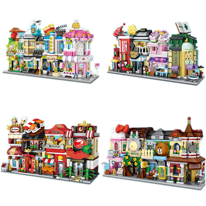 

LOZ building blocks educational toys model building kits small particle scene spell inserted blocks children's Christmas girt