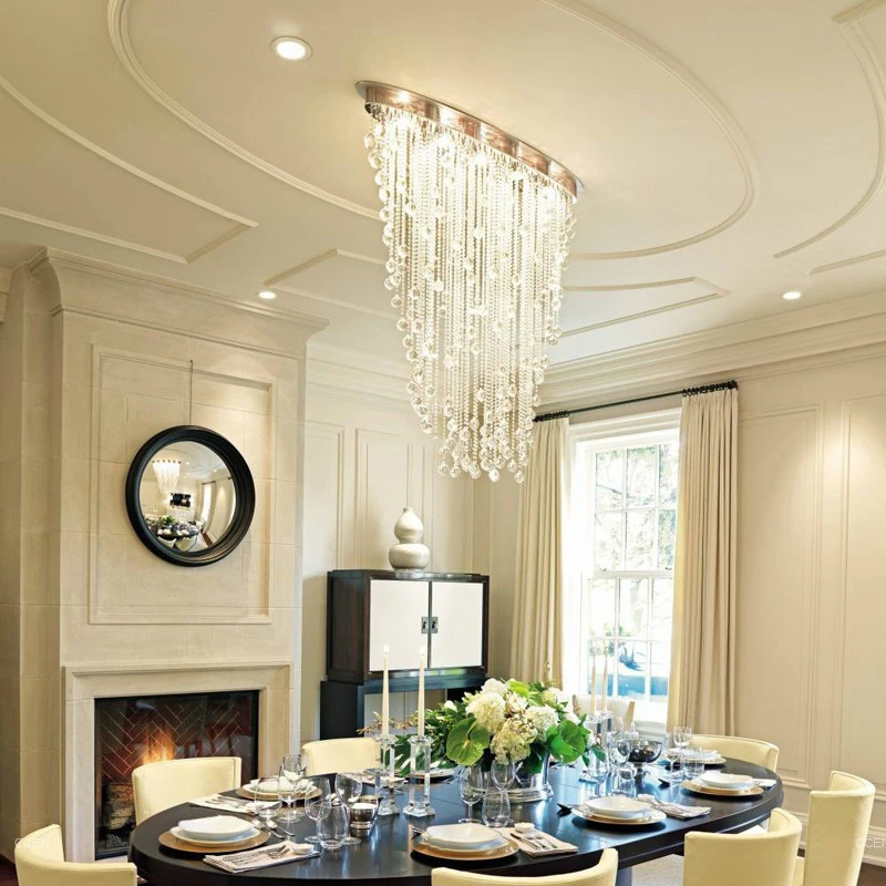 Modern Chandelier Lighting Oval Design Dining Living Room Modern Chandelier Lighting Oval Design Dining Living Room