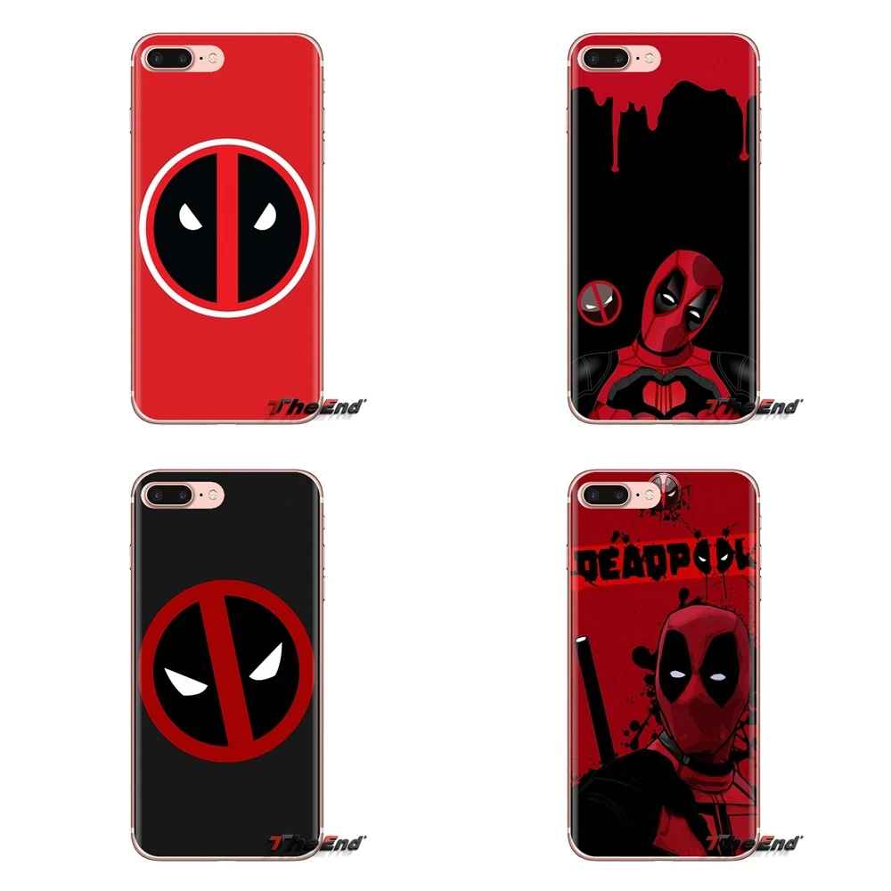 Marvel Deadpool logo Soft Transparent Shell Covers For Huawei Mate Honor 4C 5C 5X 6X 7 7A 7C 8 9 10 8C 8X 20 Lite Pro |