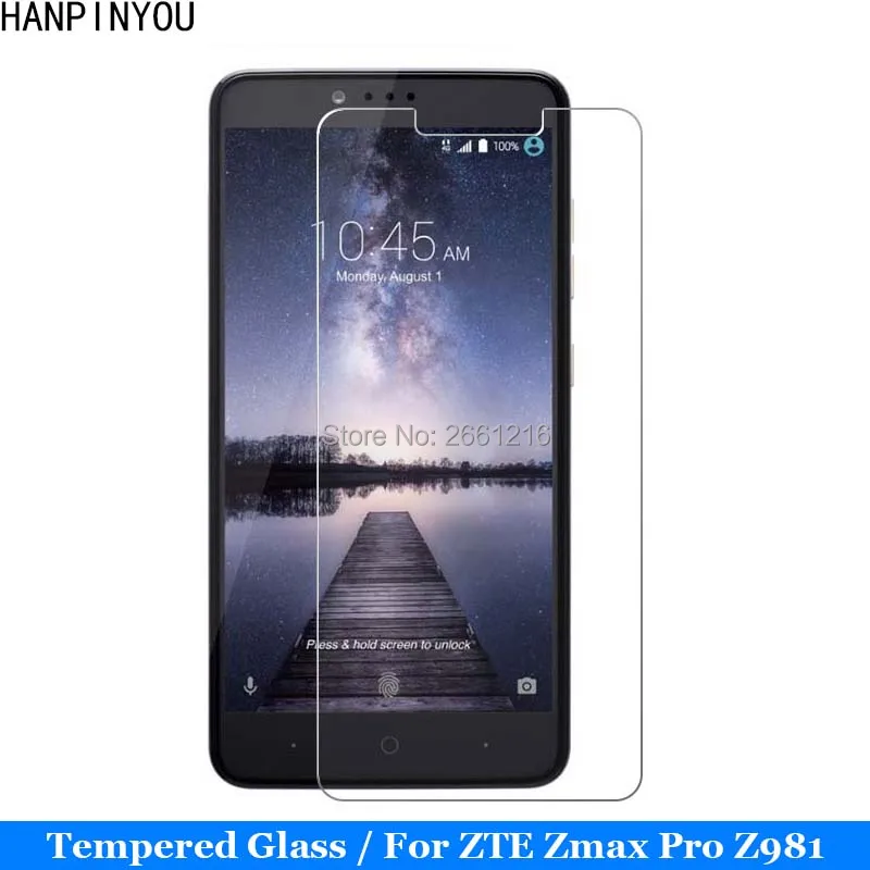 Закаленное стекло 9H 2.5D для ZTE Z Max Pro Z981 Премиум Защитная пленка экрана Zmax Z988 6 0
