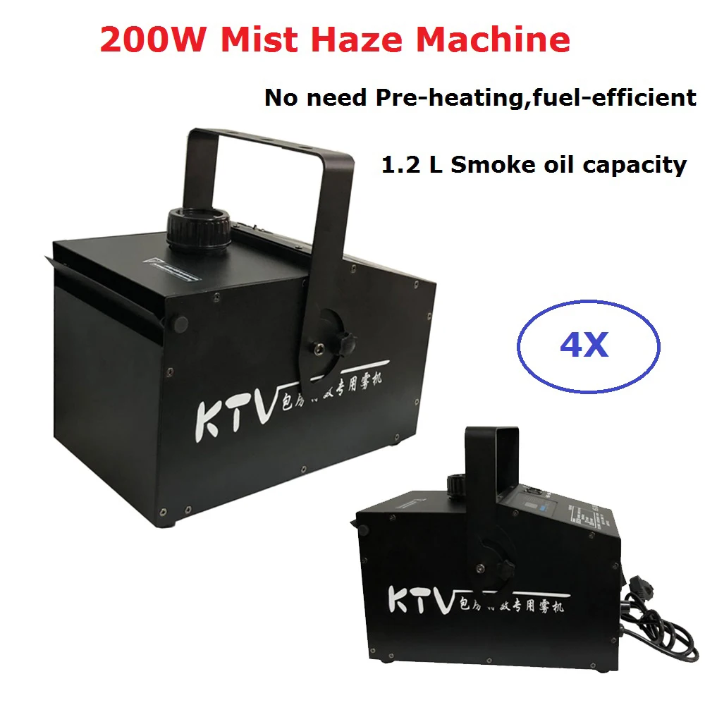 Buy 4 Units 200W Mist Haze Machine 1.2L Oil Capacity
