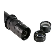 0.5X 2.0X промышленный микроскоп объектив камеры Адаптер для 180X 300X 120X C-MOUNT объектив Barlow вспомогательный стеклянный объектив