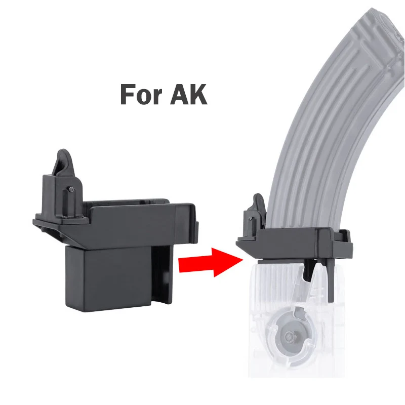 Тактический Страйкбол M4 BB скоростной погрузчик адаптер конвертер для адаптации AK G36 MP5 журнал для охоты военный Пейнтбол Аксессуары - Цвет: AK