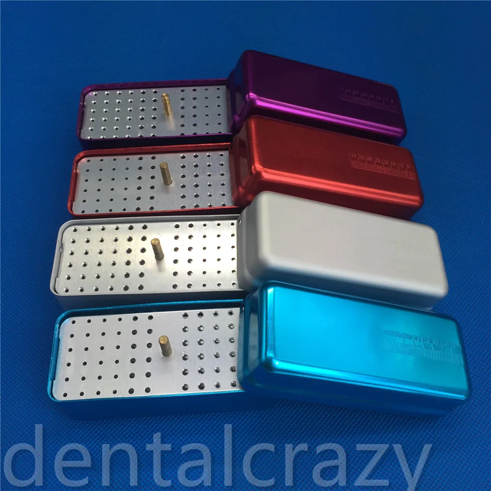 

Best 4pc 72 Holes Dental Bur Holder Block Autoclave Sterilizer Box Stand