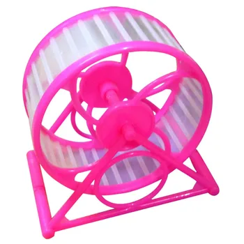 

Pet Jogging Hamster Mouse Mice Small Exercise Toy Running Spinner Sports Wheel Small Pets Supplies Best selling Random Color