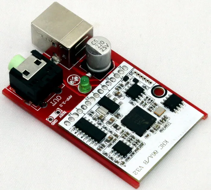 USB-powered Bluetooth 3.2 Bluetooth receiver board receives input from the 15 m