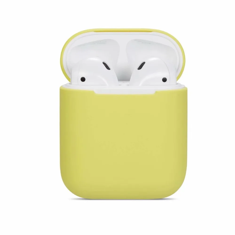 Чехол для AirPods, силиконовый, Bluetooth, беспроводной чехол для наушников, для Apple Airpods 2, защитный чехол, аксессуары для кожи, зарядная коробка, 1 шт